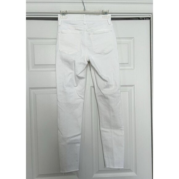 J.Crew $128 10" Toothpick Skinny Jean in Signature Stretch White Wash Sz 26Tall - Picture 9 of 16
